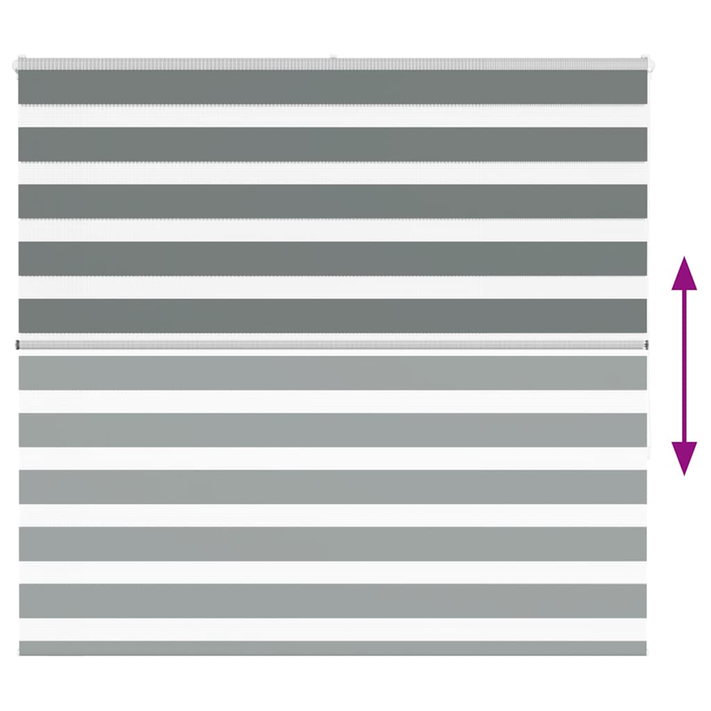 zebragardin mørkegrå 155x150 cm stofbredde 150,9 cm polyester