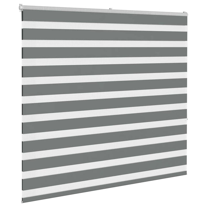 zebragardin mørkegrå 160x150 cm stofbredde 155,9 cm polyester