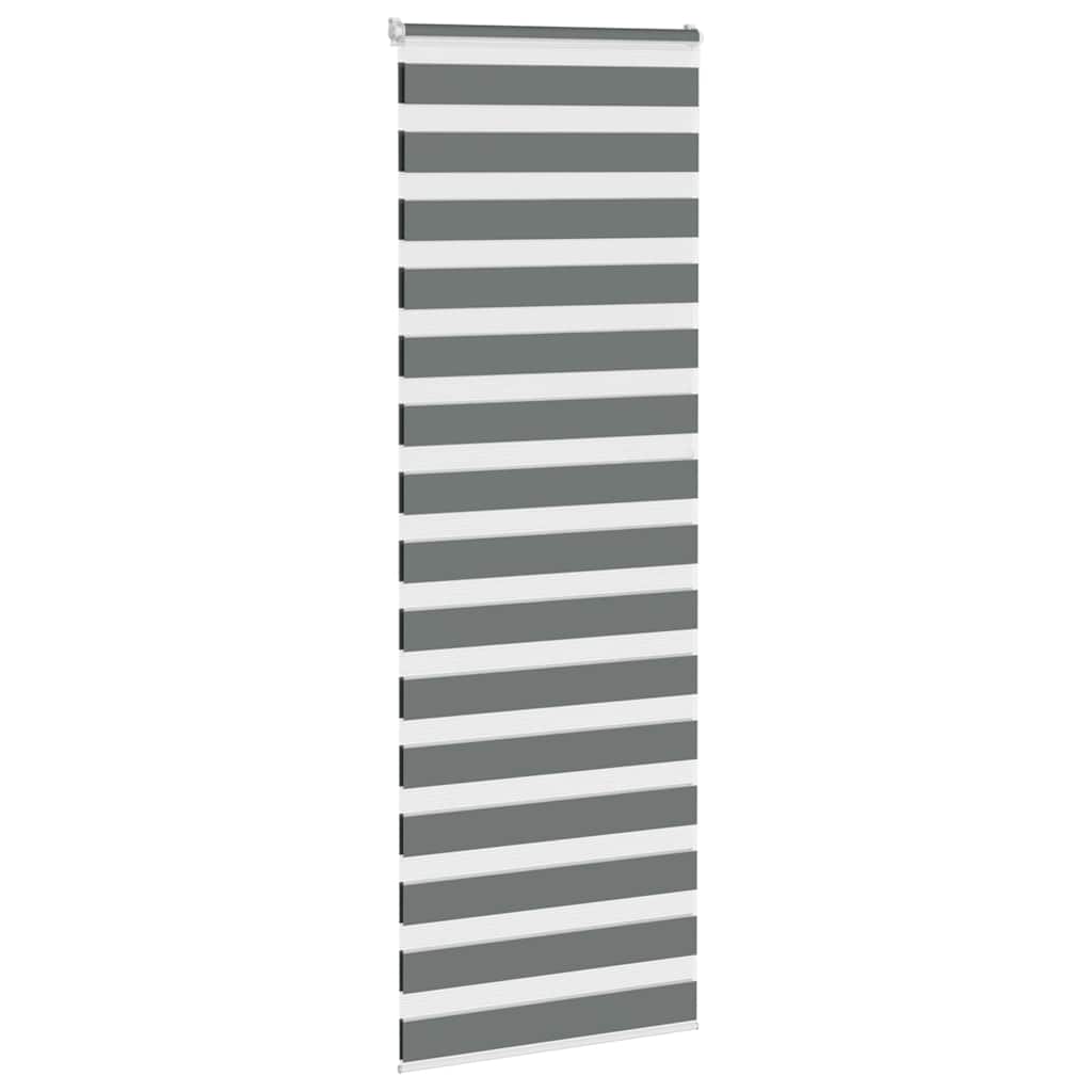 zebragardin mørkegrå 85x200 cm stofbredde 80,9 cm polyester