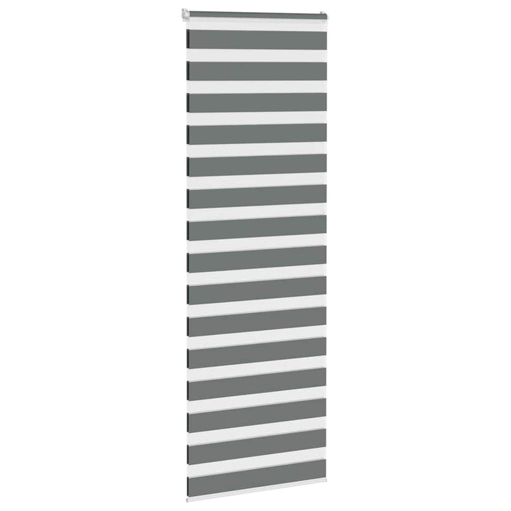 zebragardin mørkegrå 85x200 cm stofbredde 80,9 cm polyester