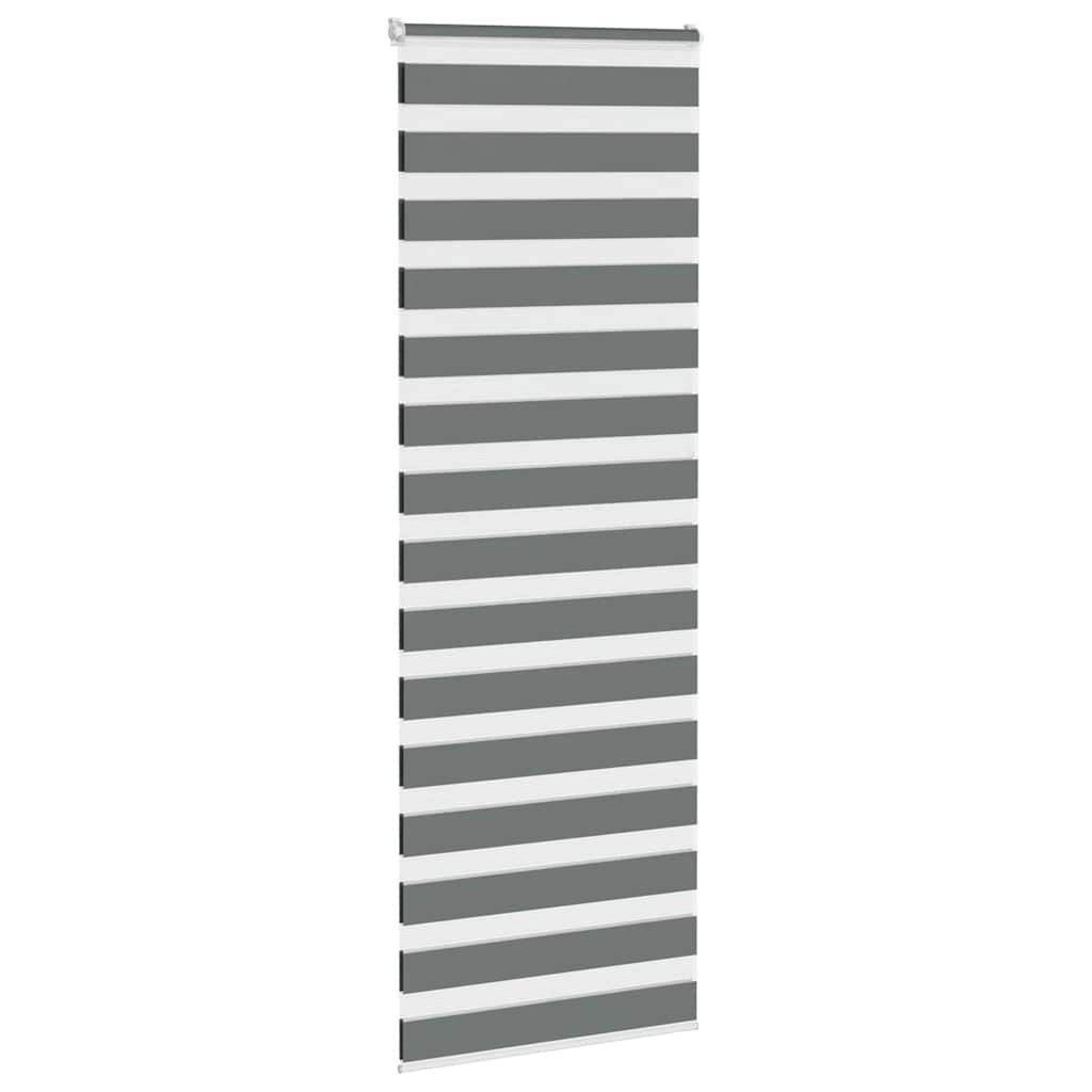 zebragardin mørkegrå 90x200 cm stofbredde 85,9 cm polyester