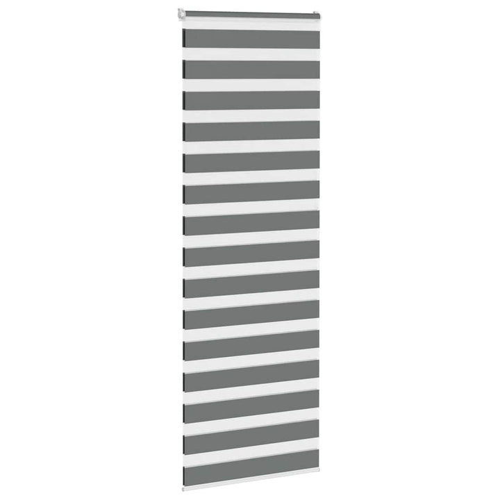 zebragardin mørkegrå 90x200 cm stofbredde 85,9 cm polyester