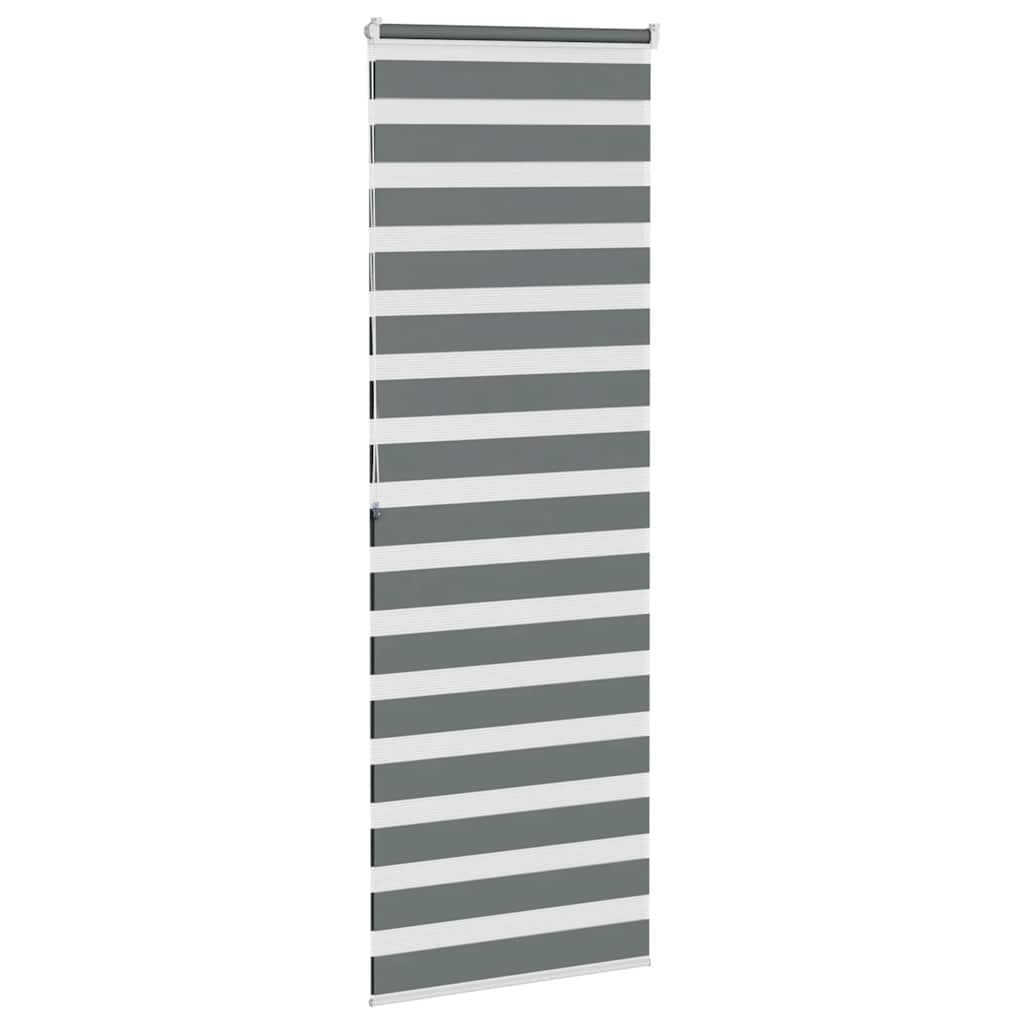 zebragardin mørkegrå 90x200 cm stofbredde 85,9 cm polyester
