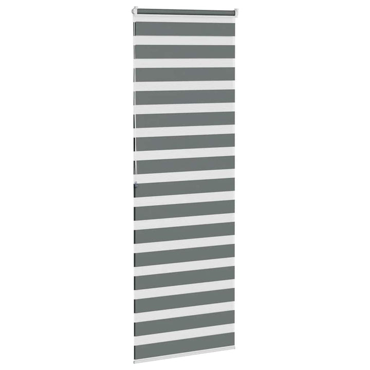 zebragardin mørkegrå 90x200 cm stofbredde 85,9 cm polyester