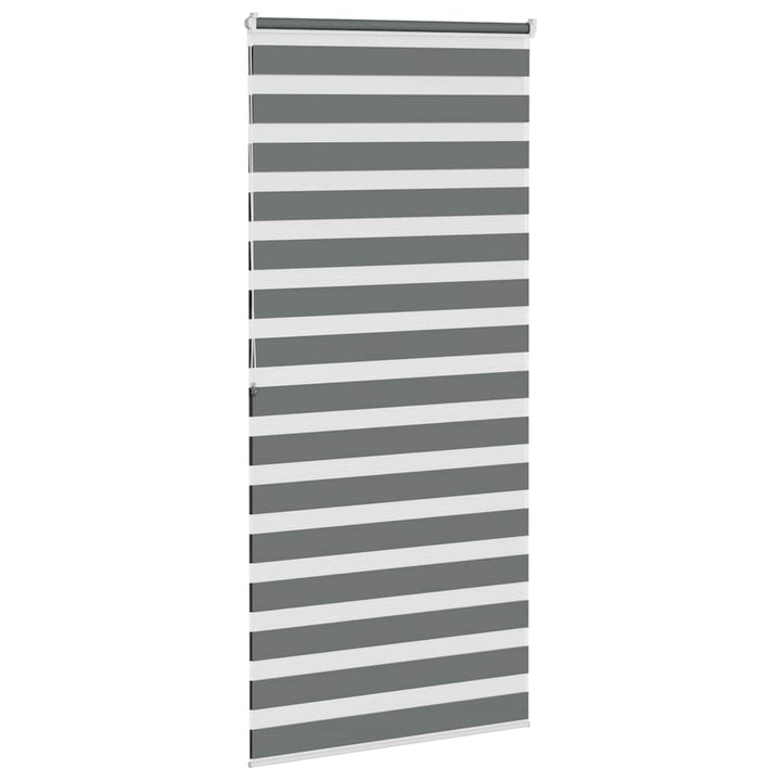 zebragardin mørkegrå 100x200 cm stofbredde 95,9 cm polyester