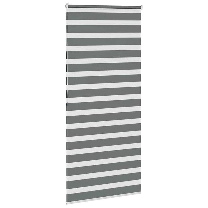 zebragardin mørkegrå 105x200 cm stofbredde 100,9 cm polyester