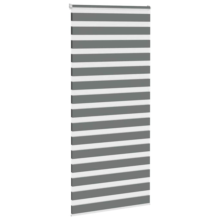 zebragardin mørkegrå 110x200 cm stofbredde 105,9 cm polyester
