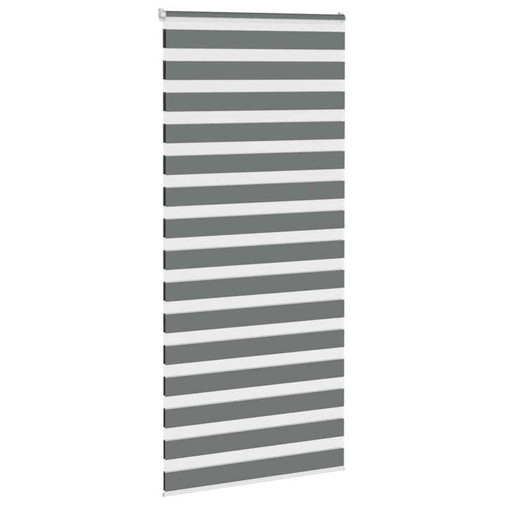 zebragardin mørkegrå 115x200 cm stofbredde 110,9 cm polyester