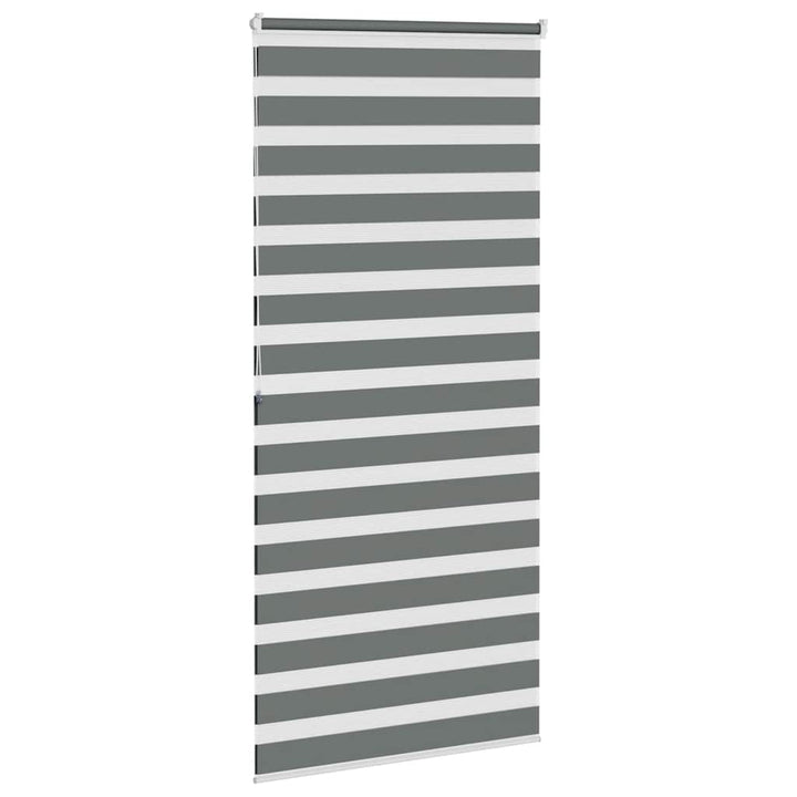 zebragardin mørkegrå 115x200 cm stofbredde 110,9 cm polyester