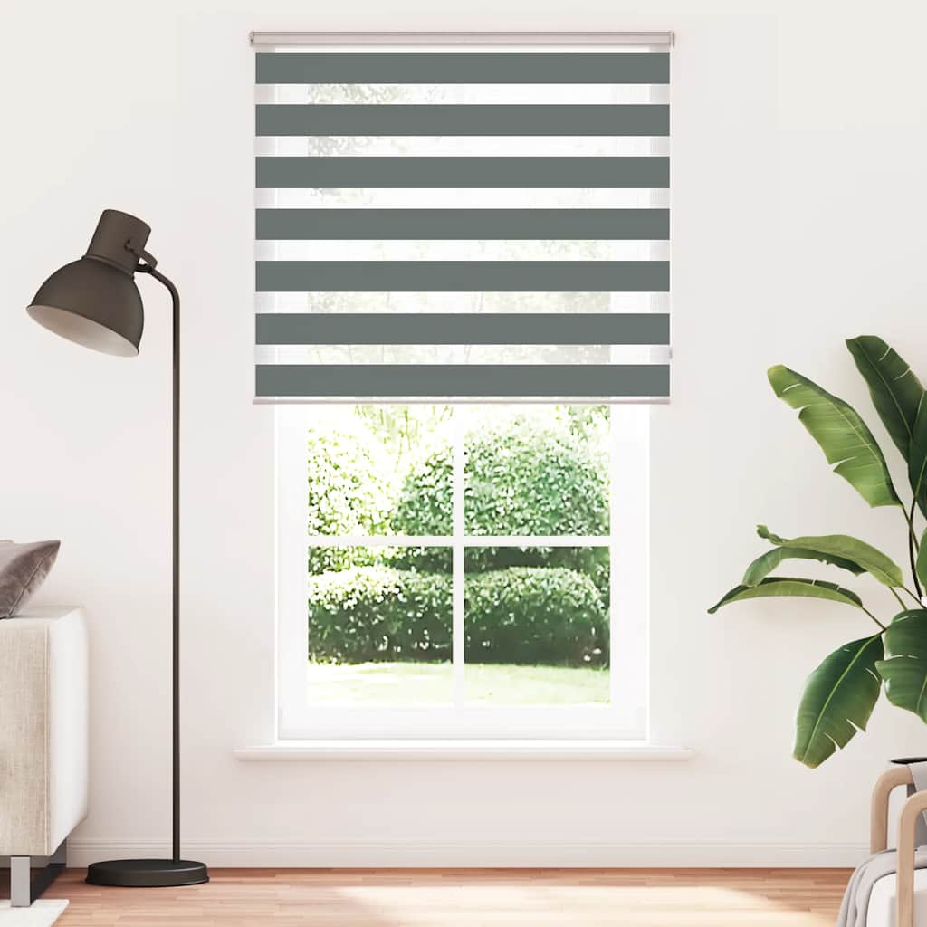 zebragardin mørkegrå 120x200 cm stofbredde 115,9 cm polyester