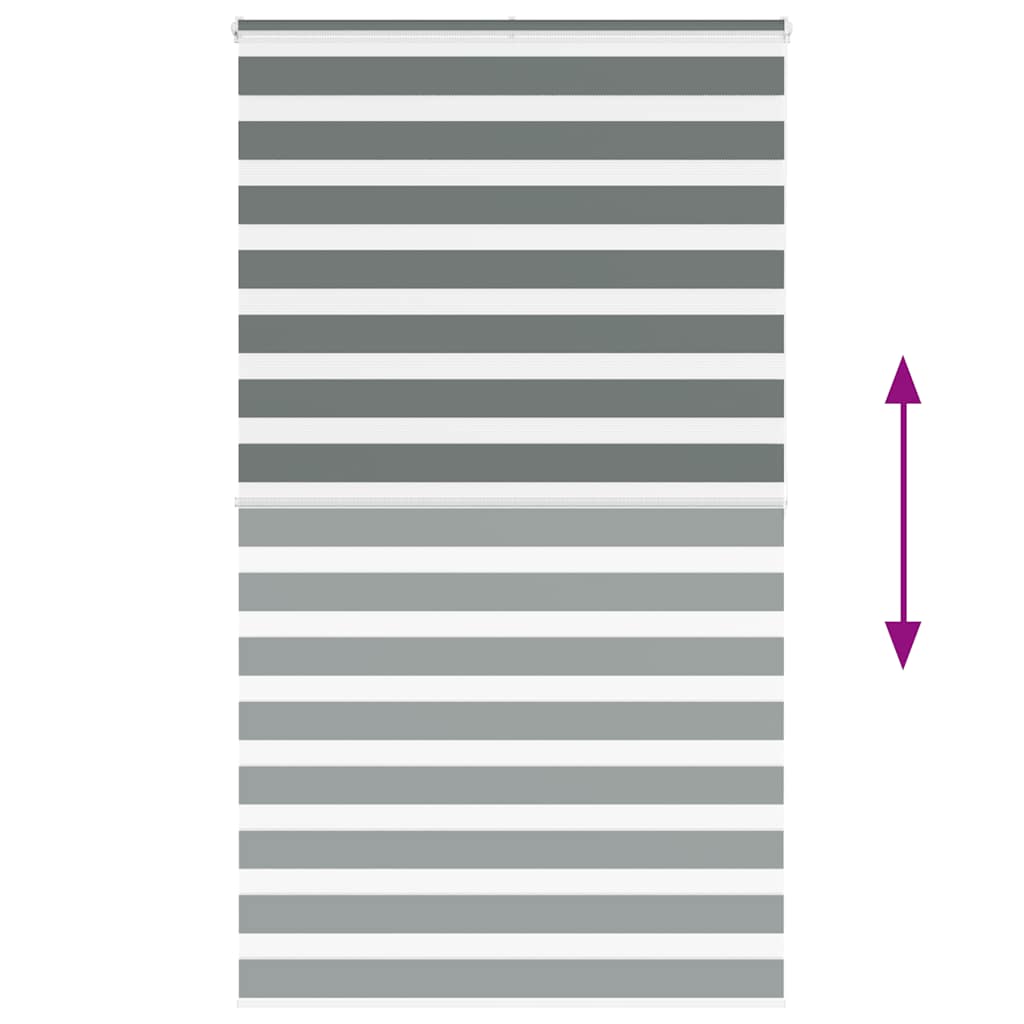zebragardin mørkegrå 120x200 cm stofbredde 115,9 cm polyester