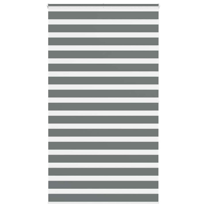 zebragardin mørkegrå 130x200 cm stofbredde 125,9 cm polyester