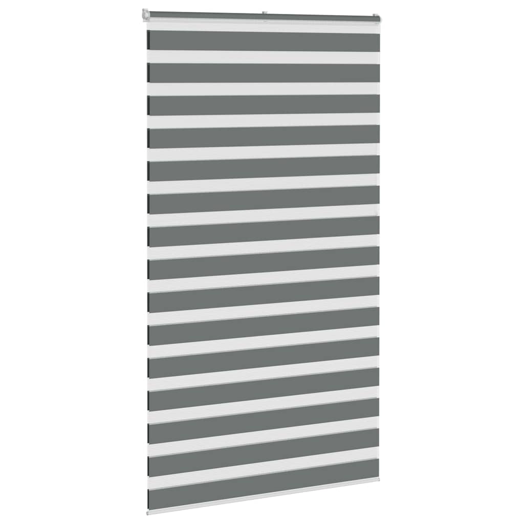 zebragardin mørkegrå 130x200 cm stofbredde 125,9 cm polyester