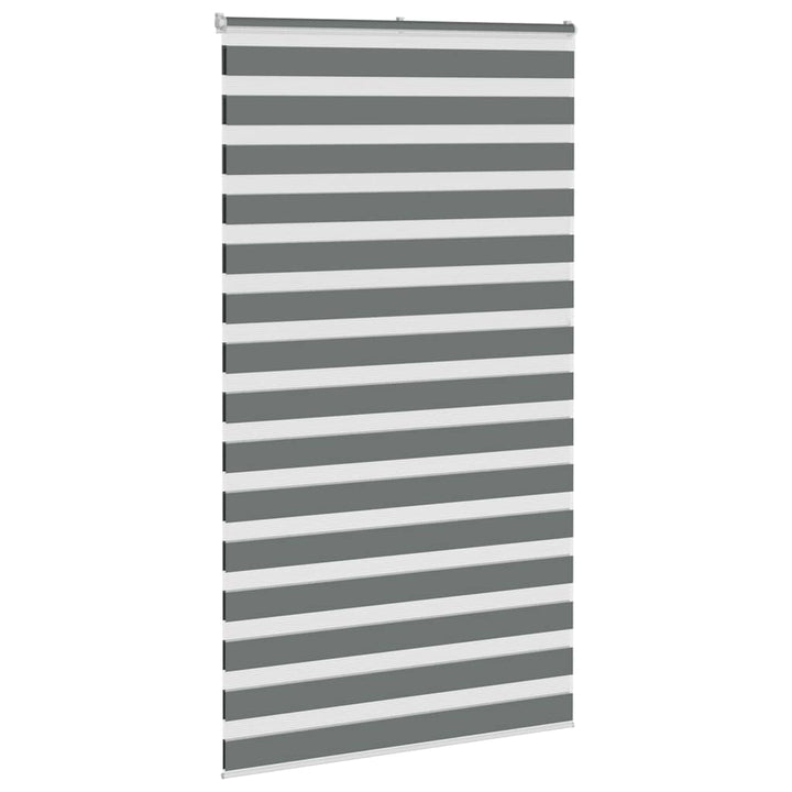 zebragardin mørkegrå 130x200 cm stofbredde 125,9 cm polyester
