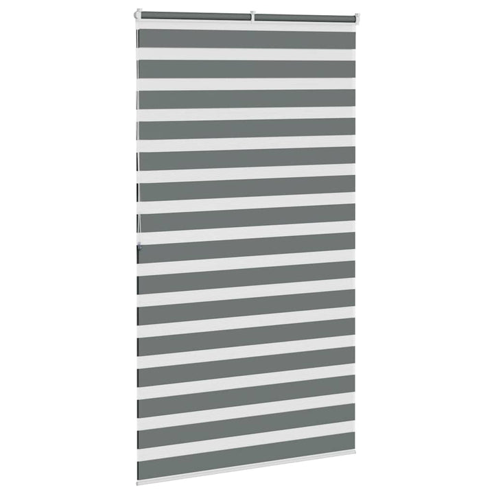 zebragardin mørkegrå 130x200 cm stofbredde 125,9 cm polyester
