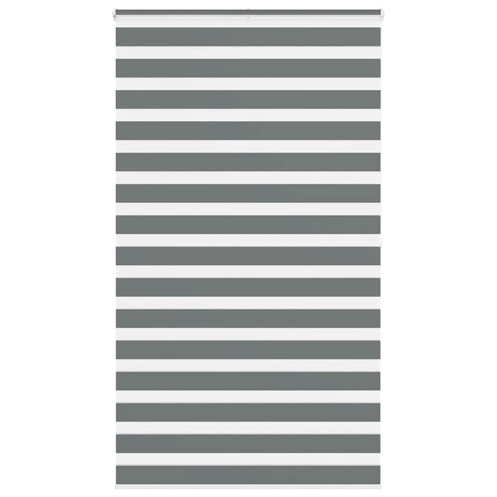 zebragardin mørkegrå 135x200 cm stofbredde 130,9 cm polyester
