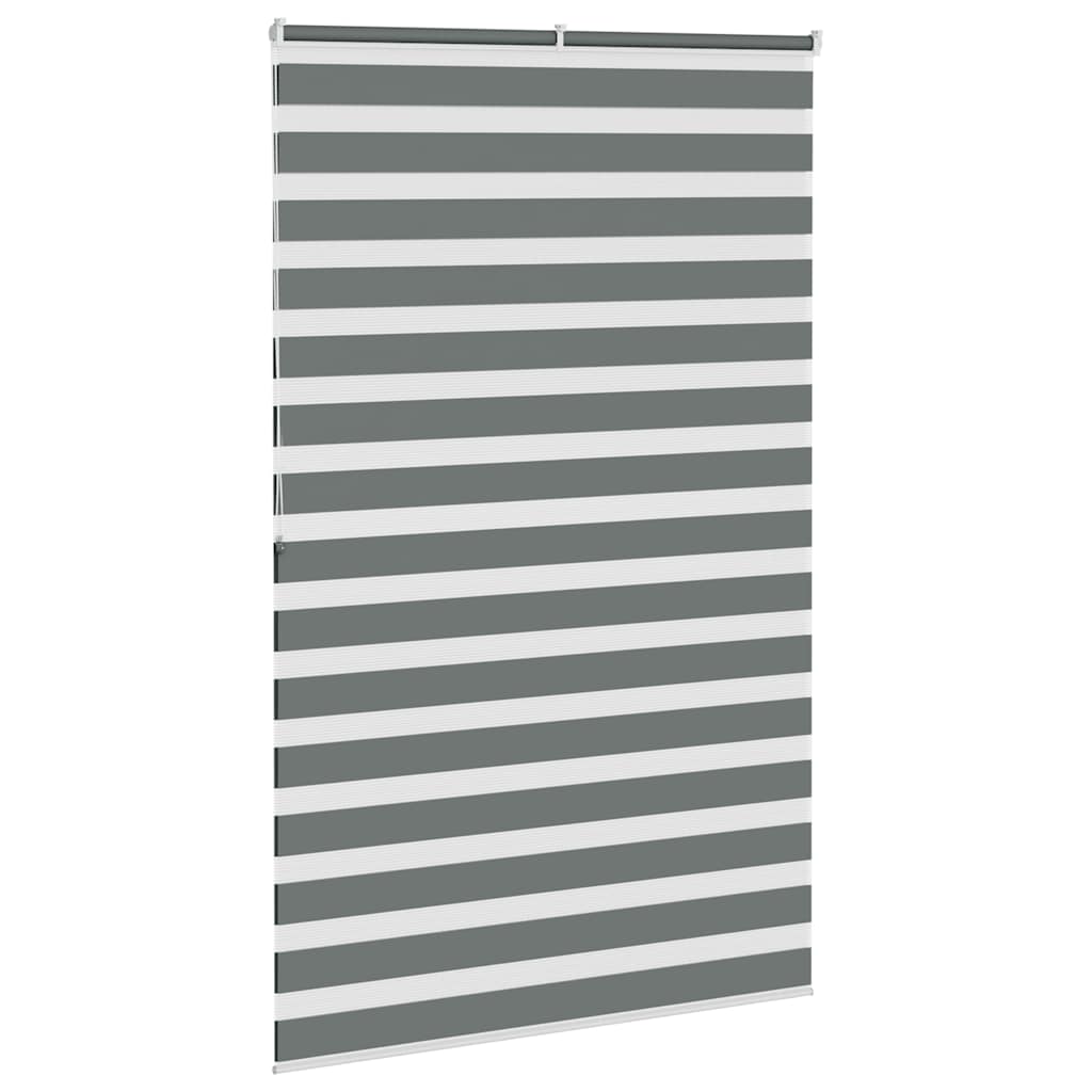 zebragardin mørkegrå 145x200 cm stofbredde 140,9 cm polyester