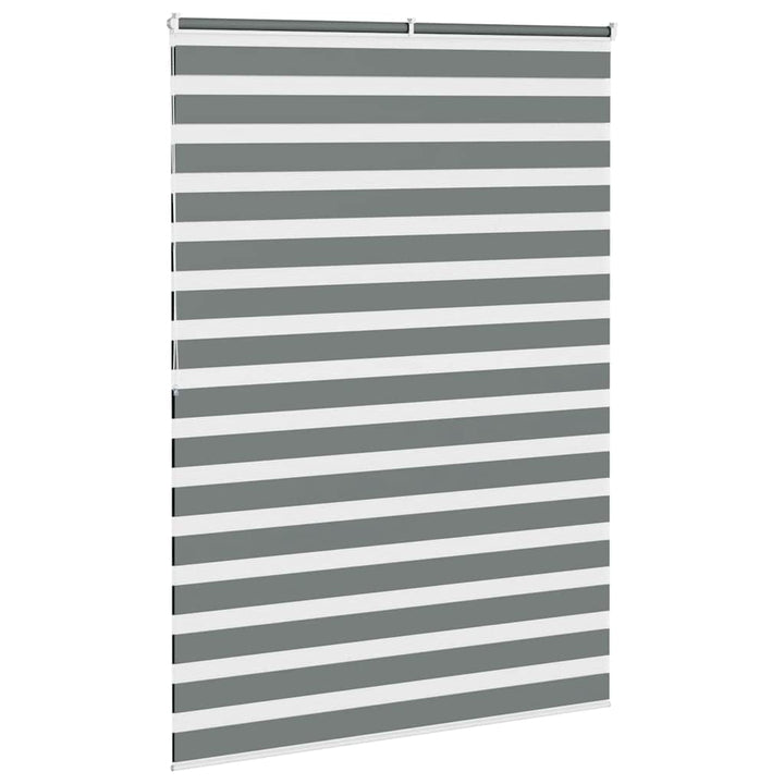 zebragardin mørkegrå 160x200 cm stofbredde 155,9 cm polyester