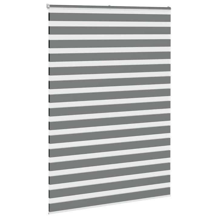 zebragardin mørkegrå 165x200 cm stofbredde 160,9 cm polyester