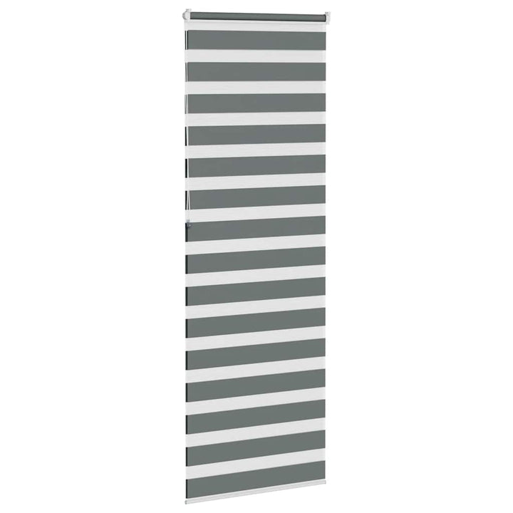 zebragardin mørkegrå 90x230 cm stofbredde 85,9 cm polyester