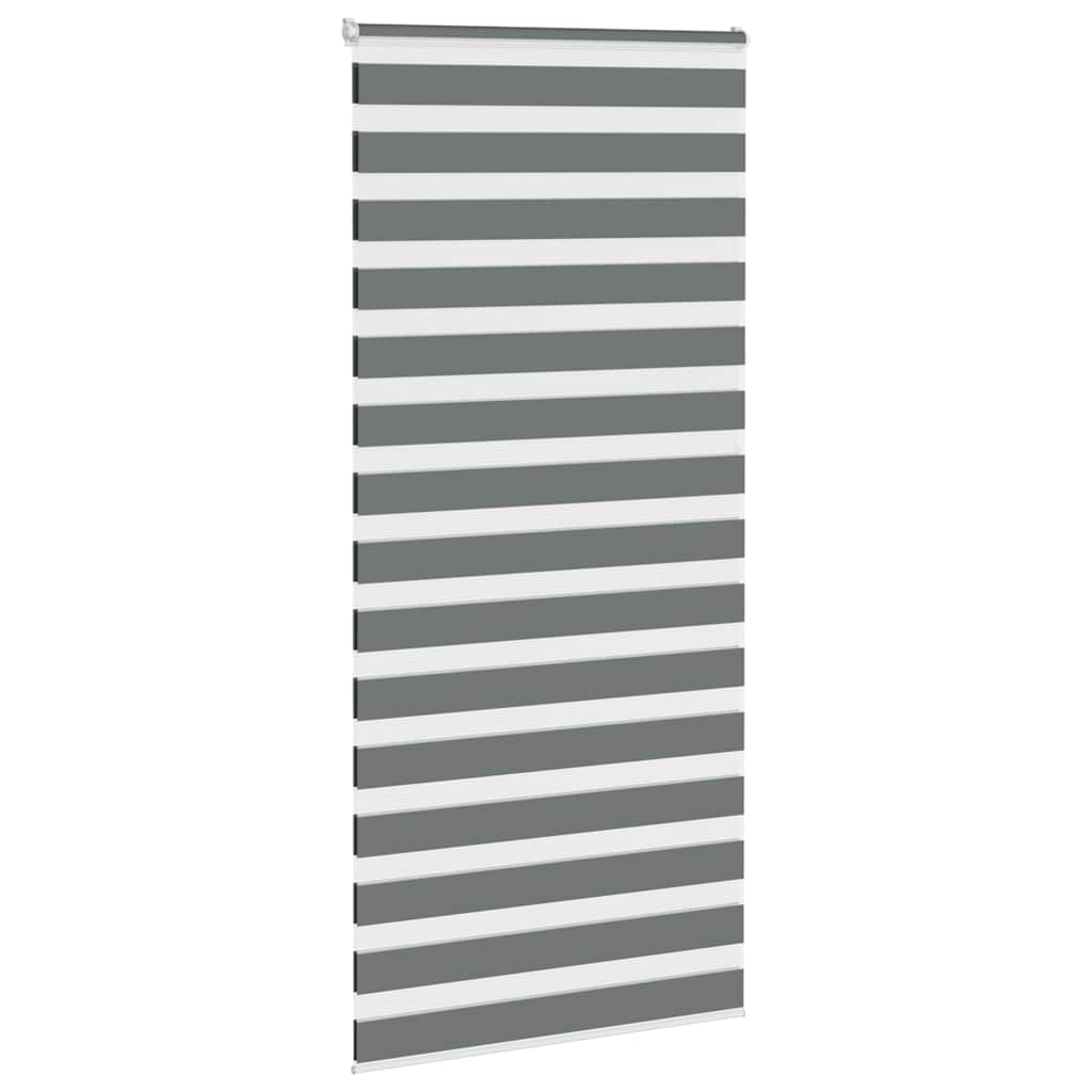 zebragardin mørkegrå 100x230 cm stofbredde 95,9 cm polyester