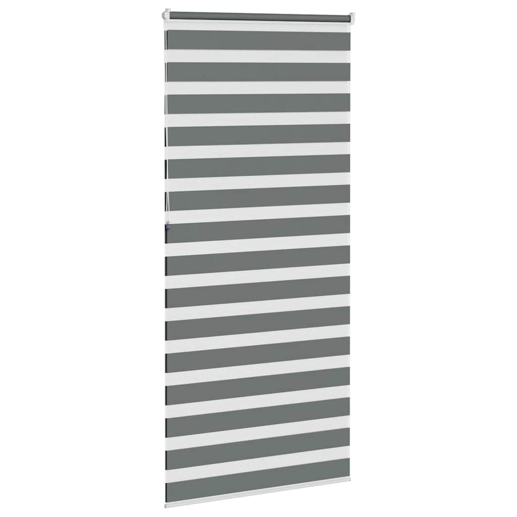 zebragardin mørkegrå 100x230 cm stofbredde 95,9 cm polyester
