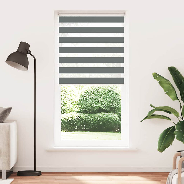 zebragardin mørkegrå 110x230 cm stofbredde 105,9 cm polyester