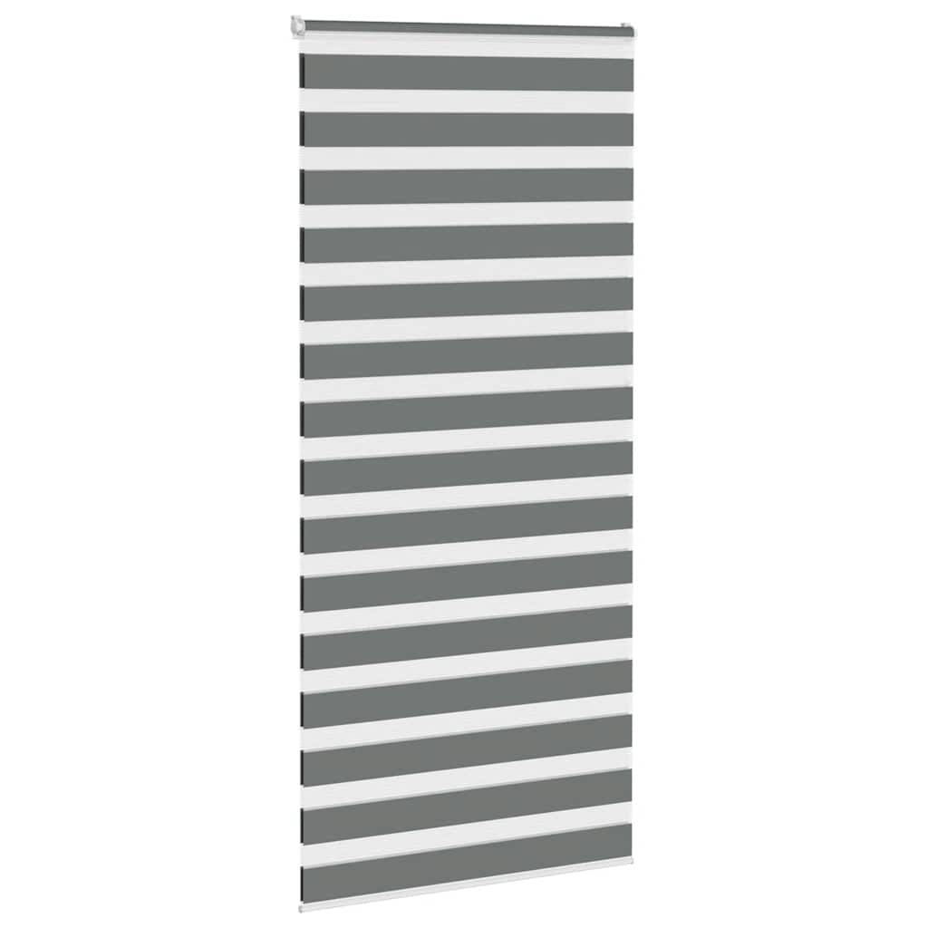 zebragardin mørkegrå 110x230 cm stofbredde 105,9 cm polyester