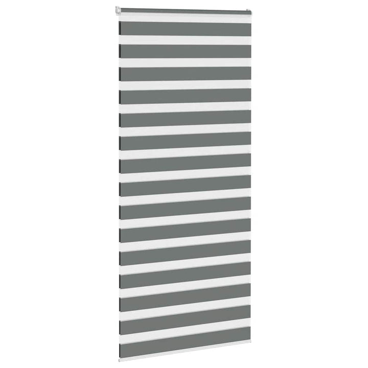 zebragardin mørkegrå 110x230 cm stofbredde 105,9 cm polyester
