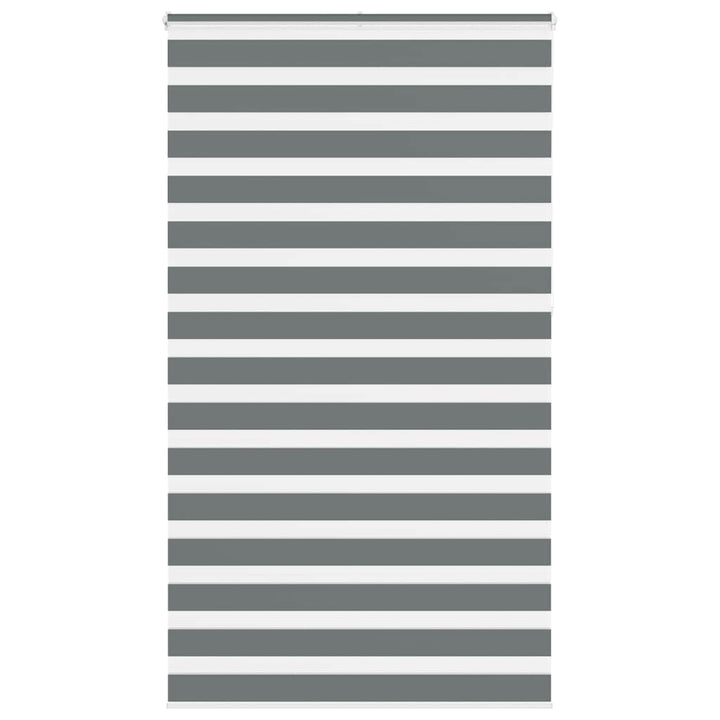 zebragardin mørkegrå 125x230 cm stofbredde 120,9 cm polyester