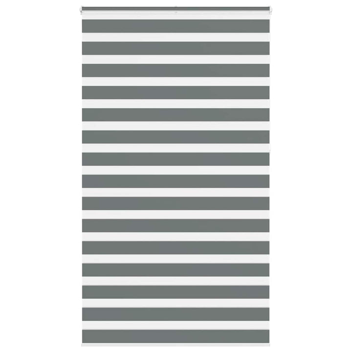 zebragardin mørkegrå 135x230 cm stofbredde 130,9 cm polyester