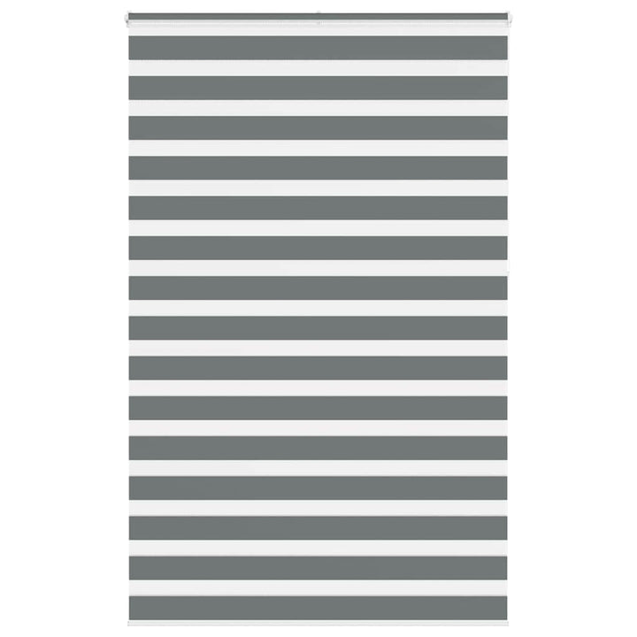 zebragardin mørkegrå 140x230 cm stofbredde 135,9 cm polyester