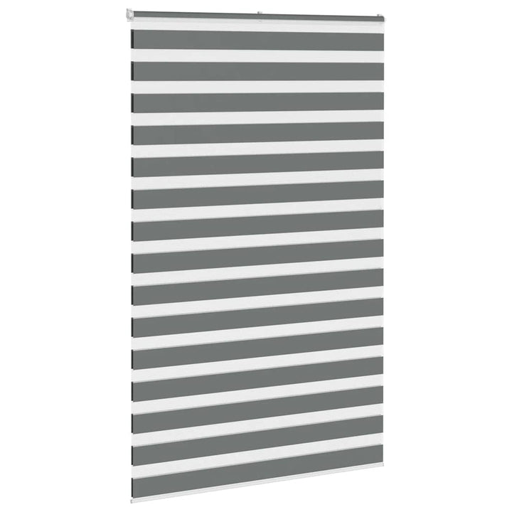 zebragardin mørkegrå 140x230 cm stofbredde 135,9 cm polyester