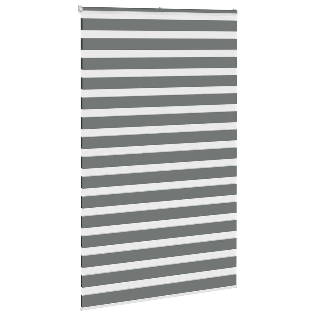 zebragardin mørkegrå 145x230 cm stofbredde 140,9 cm polyester