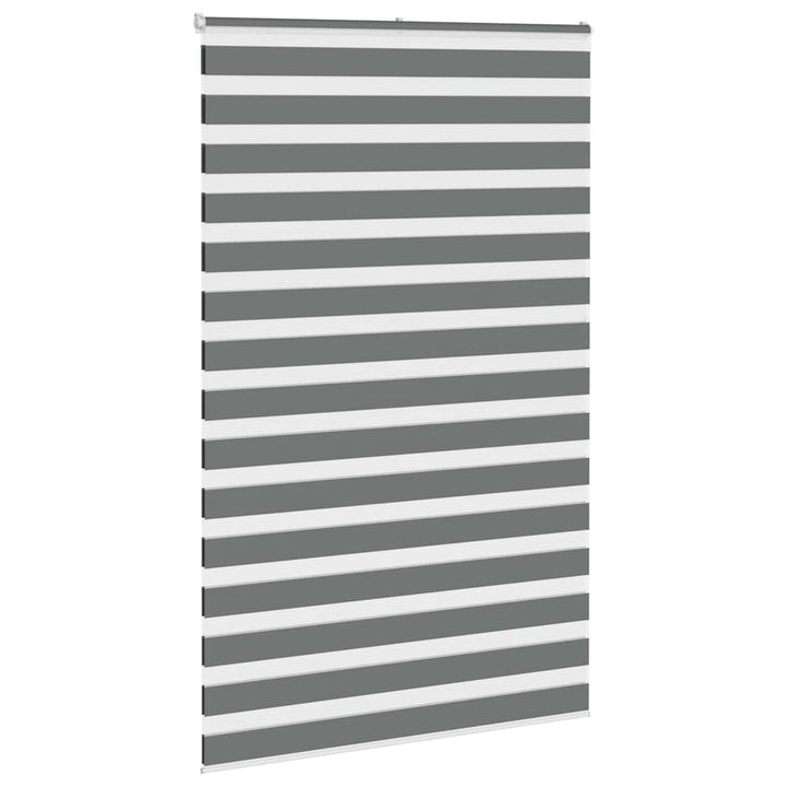 zebragardin mørkegrå 145x230 cm stofbredde 140,9 cm polyester