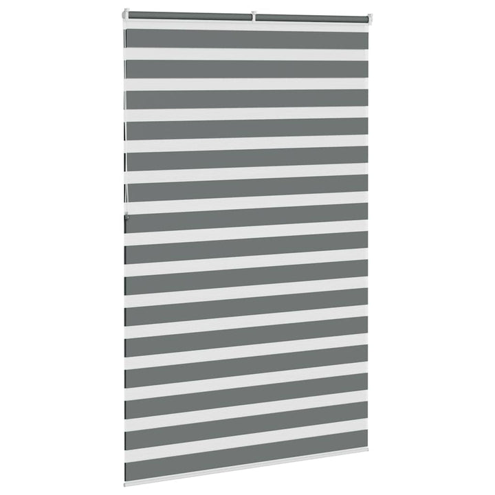 zebragardin mørkegrå 145x230 cm stofbredde 140,9 cm polyester