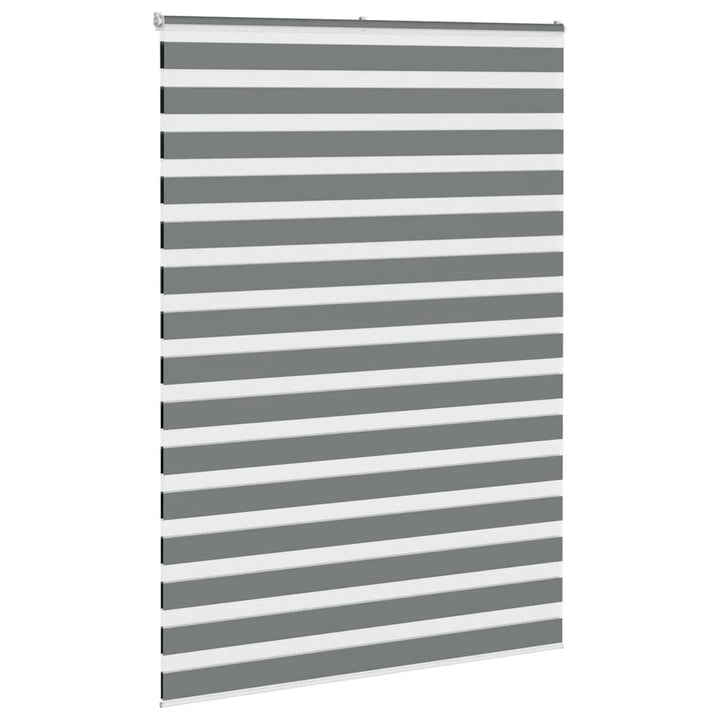 zebragardin mørkegrå 160x230 cm stofbredde 155,9 cm polyester