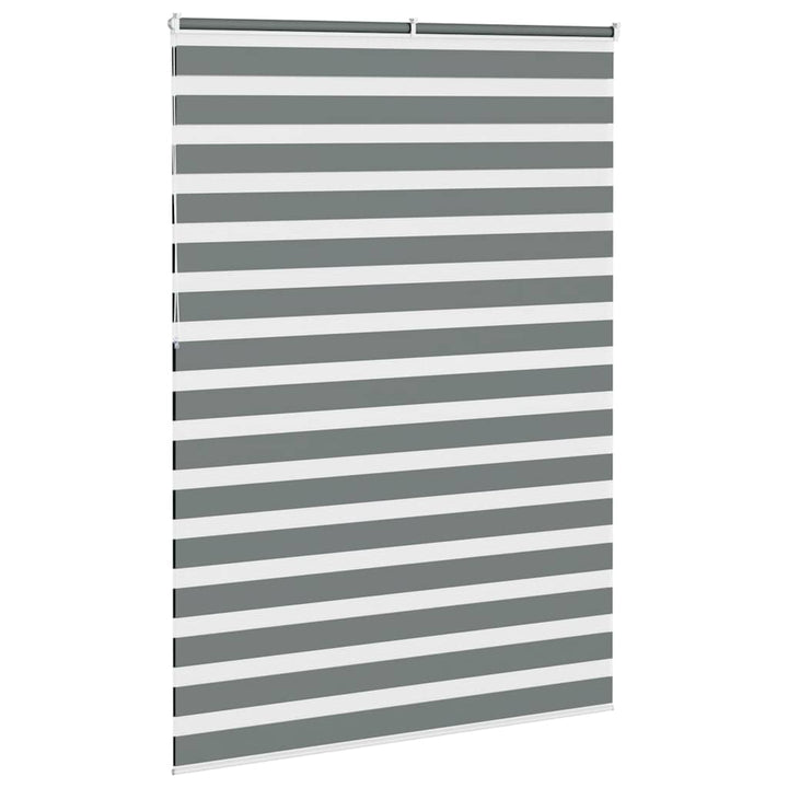 zebragardin mørkegrå 160x230 cm stofbredde 155,9 cm polyester