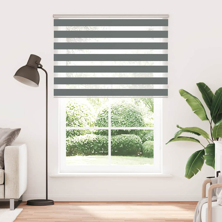 zebragardin mørkegrå 165x230 cm stofbredde 160,9 cm polyester
