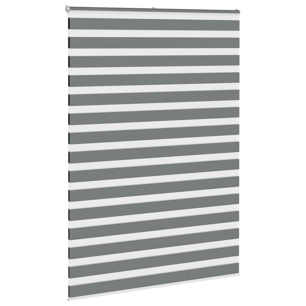 zebragardin mørkegrå 165x230 cm stofbredde 160,9 cm polyester