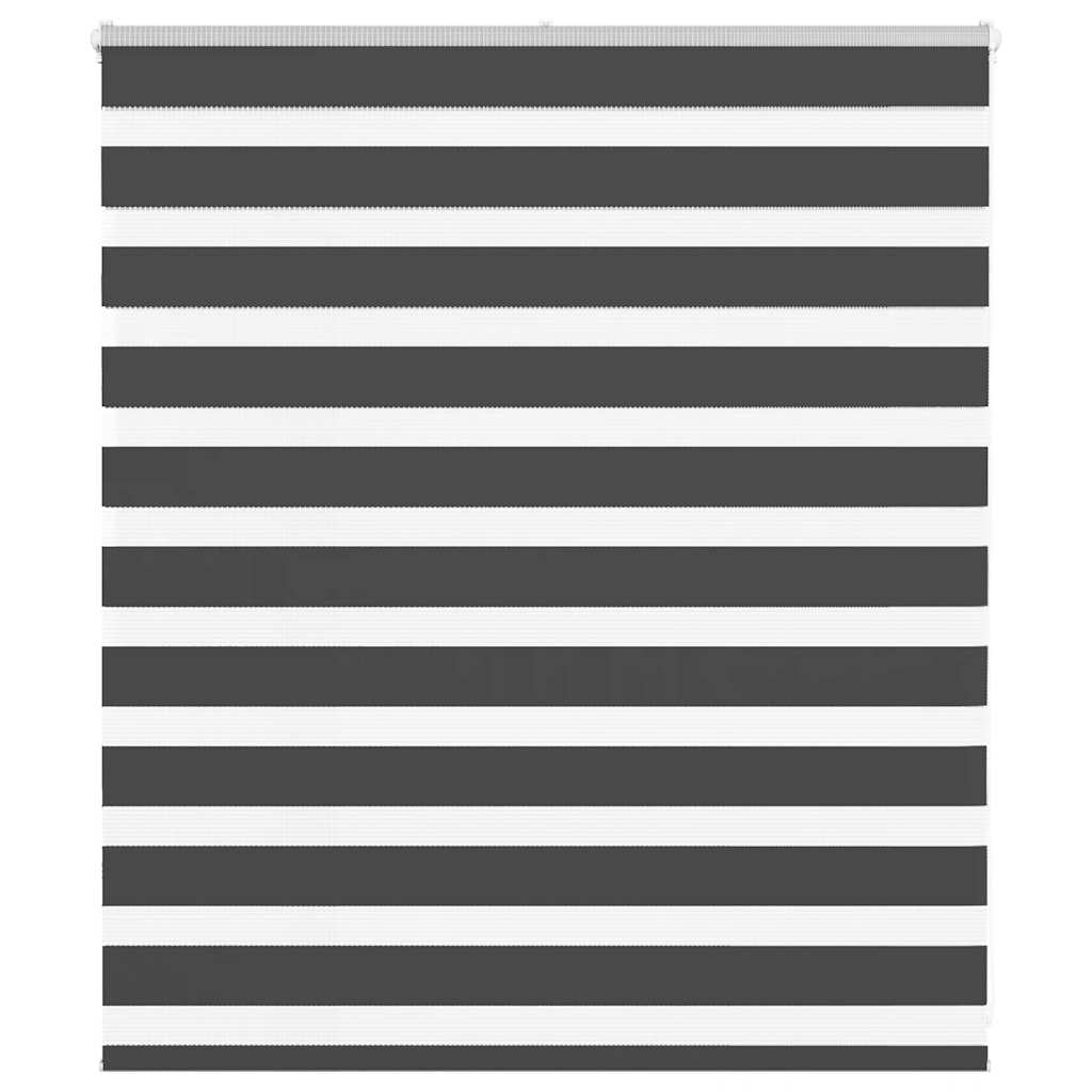 zebragardin sort 125x100 cm stofbredde 120,9 cm polyester