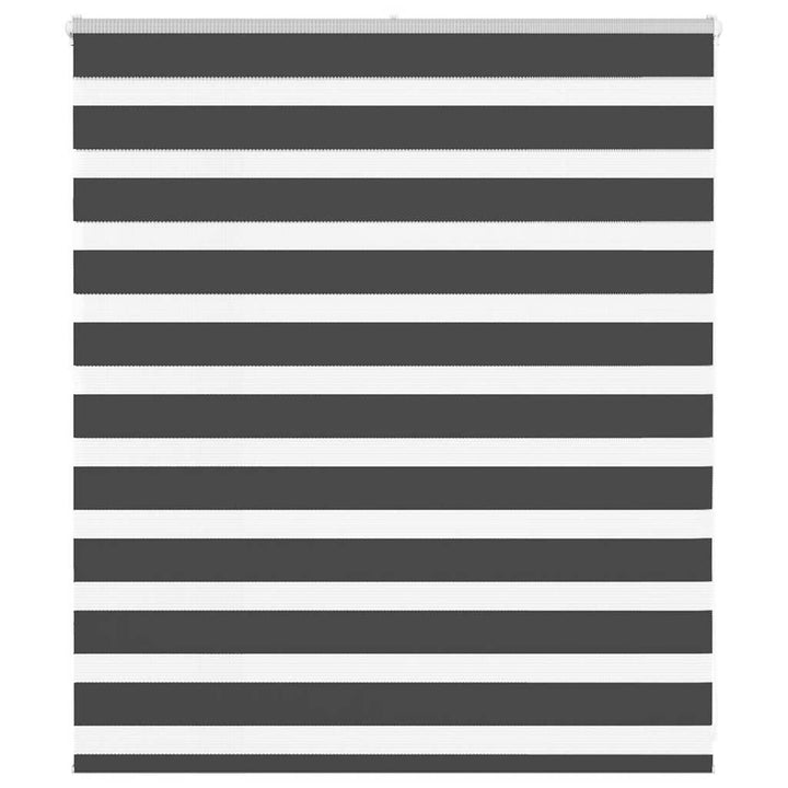 zebragardin sort 130x100 cm stofbredde 125,9 cm polyester