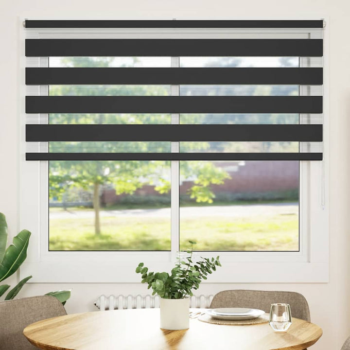 zebragardin sort 165x100 cm stofbredde 160,9 cm polyester