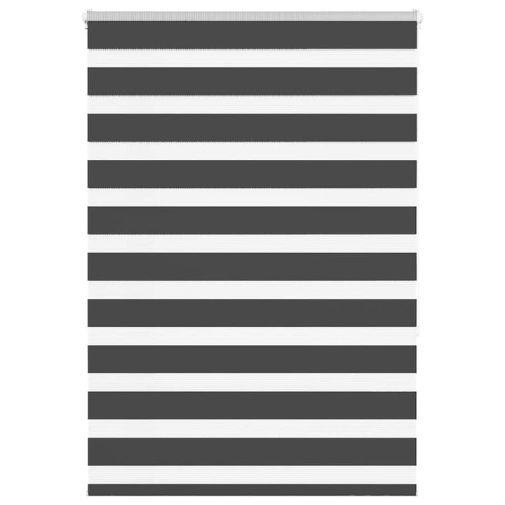 zebragardin sort 110x150 cm stofbredde 105,9 cm polyester