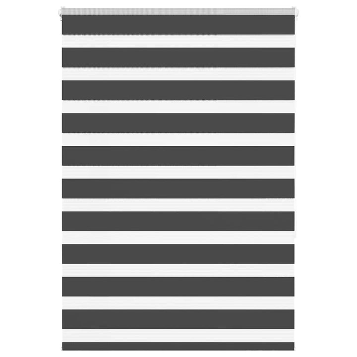 zebragardin sort 115x150 cm stofbredde 110,9 cm polyester