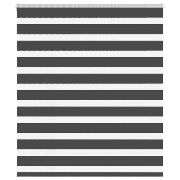 zebragardin sort 130x150 cm stofbredde 125,9 cm polyester