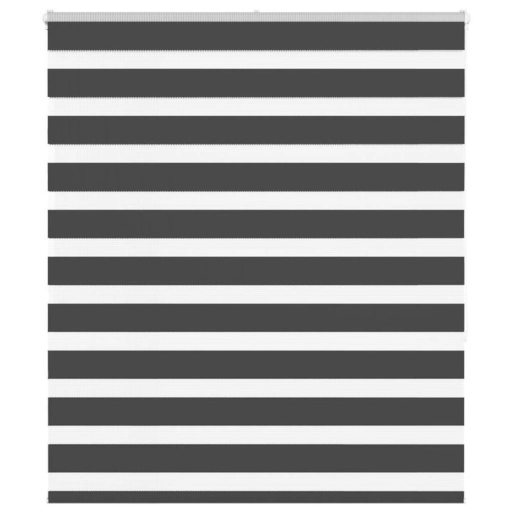 zebragardin sort 130x150 cm stofbredde 125,9 cm polyester