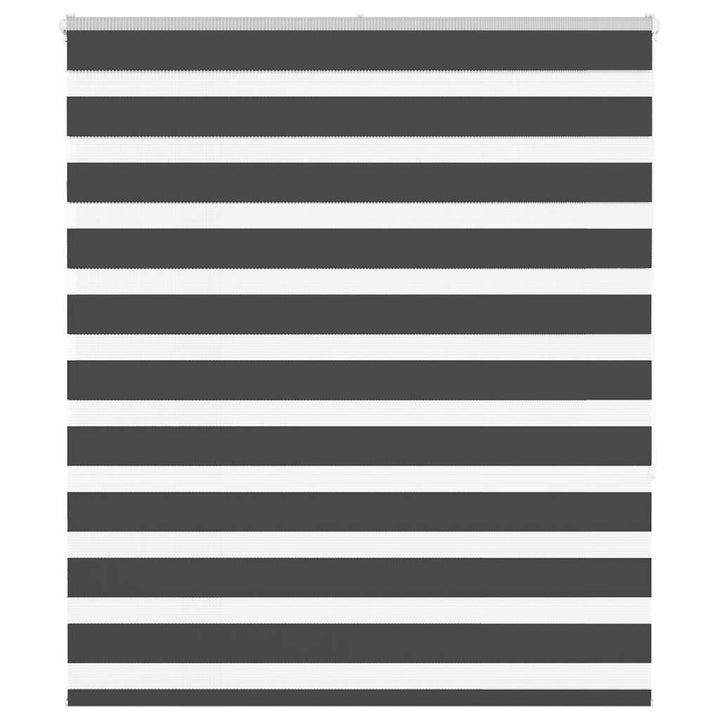 zebragardin sort 135x150 cm stofbredde 130,9 cm polyester