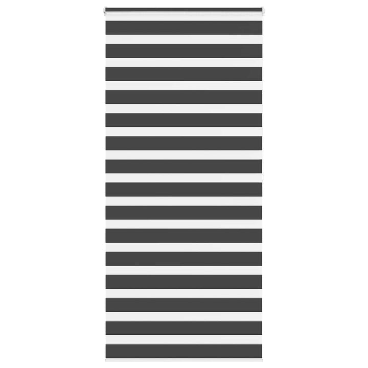 zebragardin sort 100x200 cm stofbredde 95,9 cm polyester