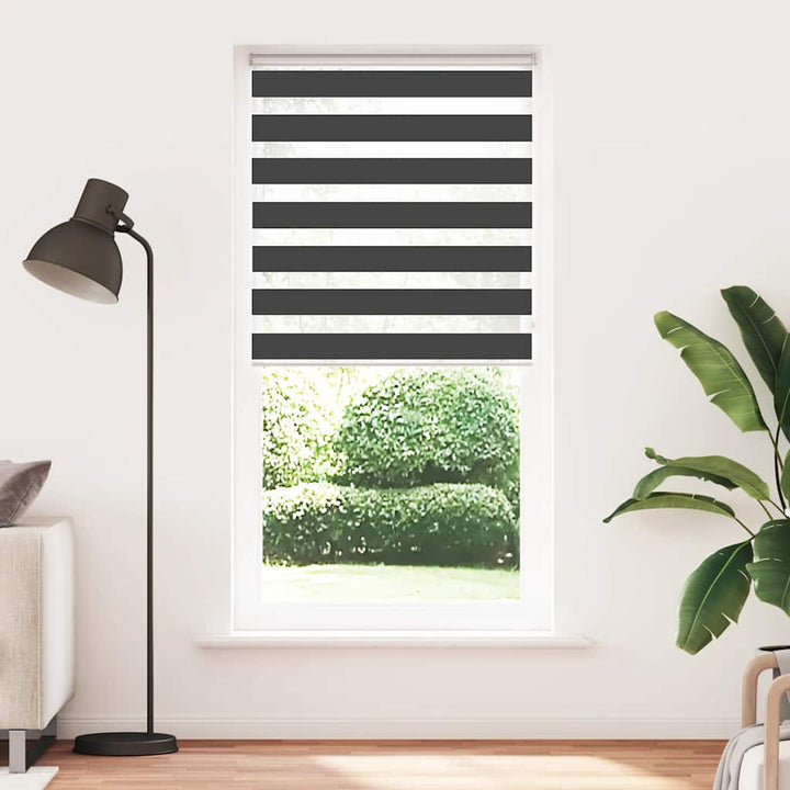 zebragardin sort 105x200 cm stofbredde 100,9 cm polyester